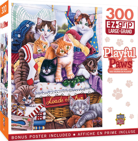 MasterPieces 300 Piece EZ Grip Jigsaw Puzzle - Loads of Fun - 18"x24" Masterpieces