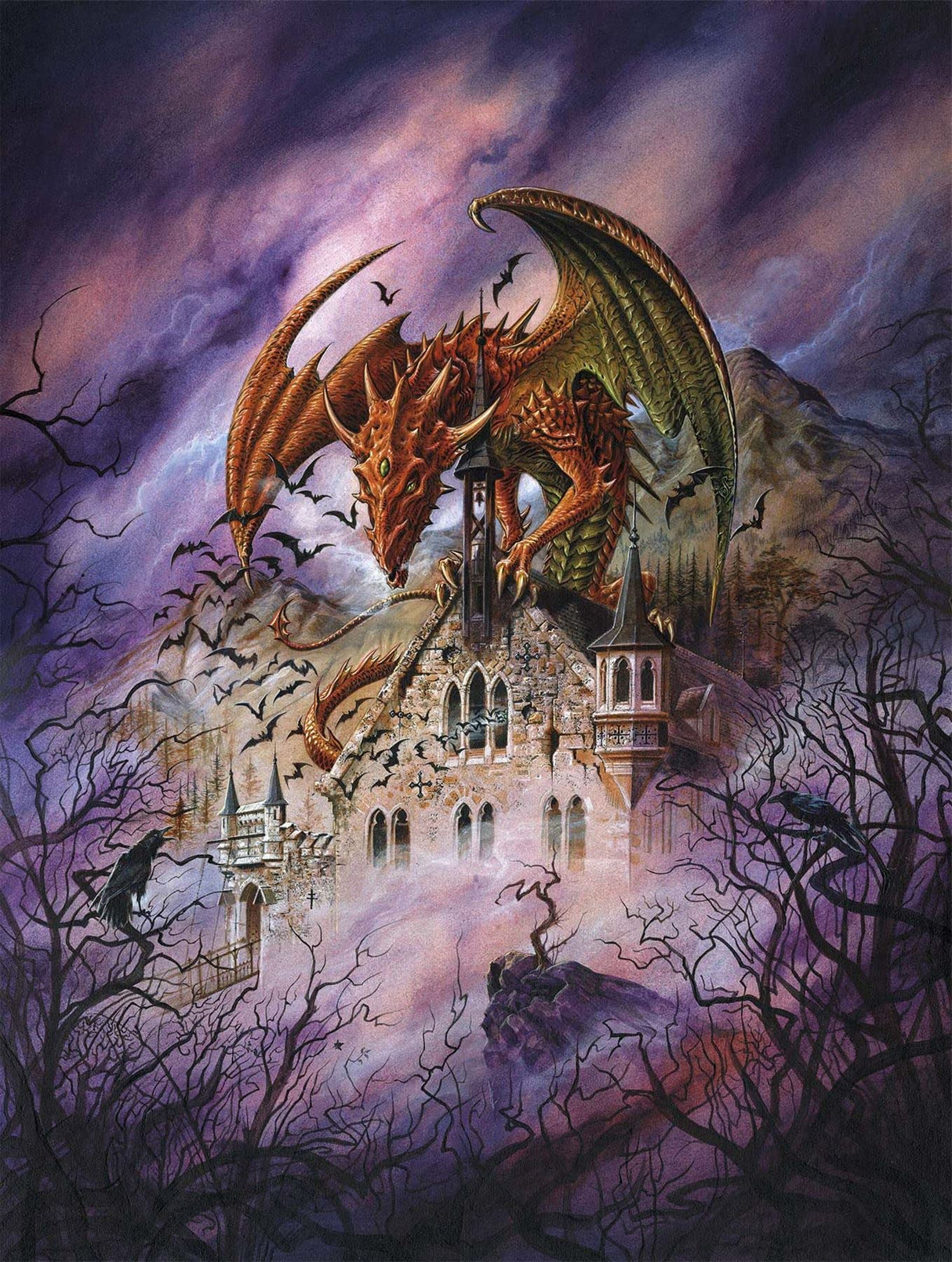 Gothic Fantasy Jigsaw Puzzles for Adults - Snagov - Mystical 1000 Piece Jigsaw Puzzle - Magical Artwork Puzzle All Jigsaw Puzzles