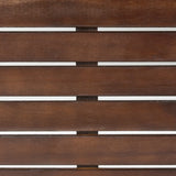 Christopher Knight Home Milos Acacia Bar Table, Dark Brown / Rustic Metal Christopher Knight Home