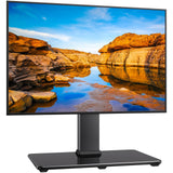 PERLESMITH Swivel Universal TV Stand for 37-80 inch LCD OLED Flat/Curved Screen TVs-Height Adjustable Table Top Center TV Stand with Wire Management, VESA 600x400mm up to 88lbs PERLESMITH