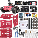 ELEGOO Conqueror Robot Tank Kit with UNO R3 for Arduino Robotics for Kids Ages 8-12 12-16 STEM Science Kits Coding Robots Toys for 8+ Year Old Boys Girls Teens Circuits Engineering Building Project ELEGOO