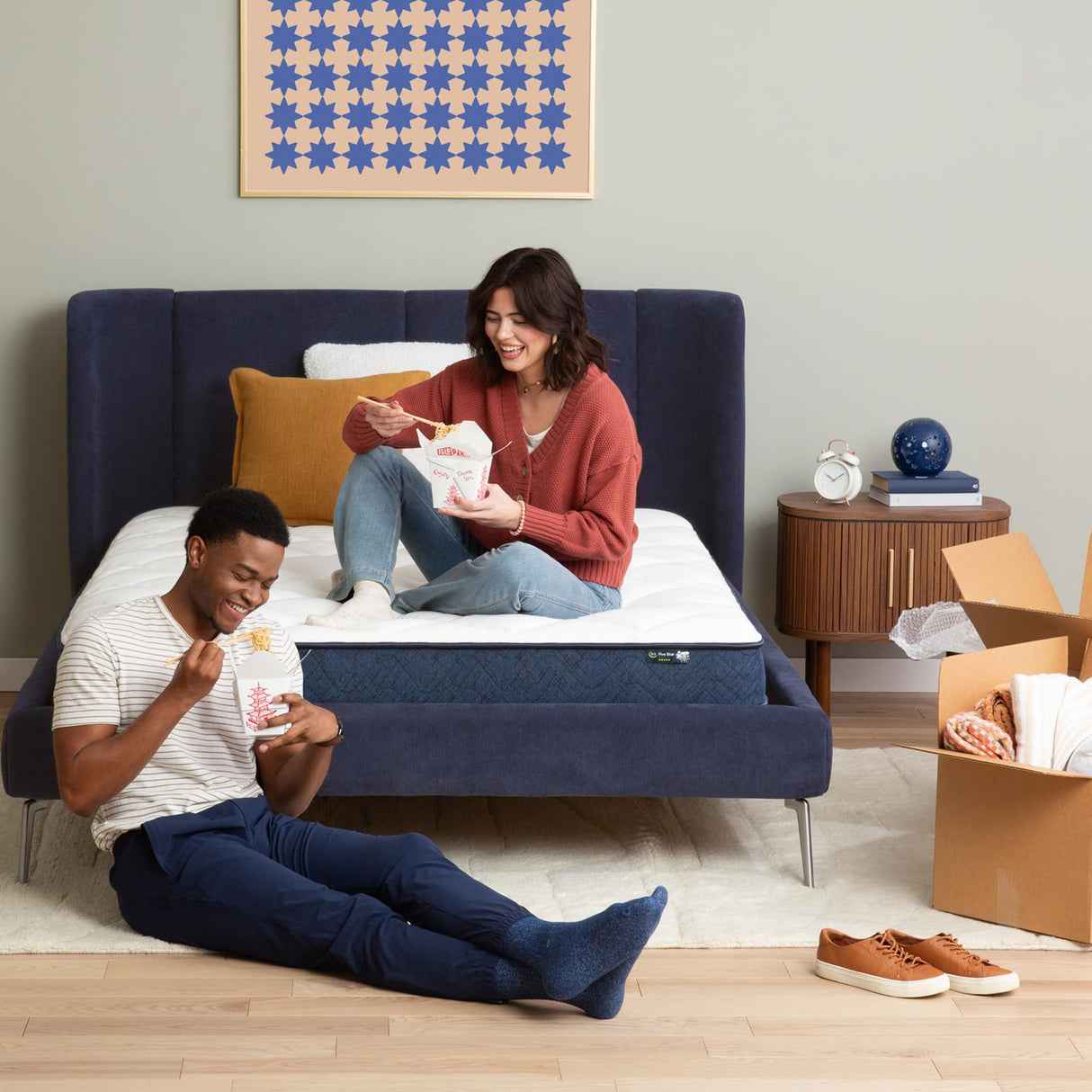 Serta Five Star Mattress Tranquility 10-Inch Plush Pillow Top – King – Cooling Gel, Zoned Support, Pressure Relief – Bed-in-a-Box – 100 Night Trial, 10-yr Limited Warranty Serta