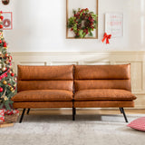 Vyfipt SF-534CH Sofa Bed, Saddle Brown Vyfipt