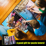 ALL4JIG Puzzle Storage Folder Keeper for Jigsaw Enthusiasts Puzzle Space-Saving Organizer Accessories for Adults Holds 20 Puzzles, HD Film Pockets ALL4JIG