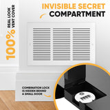 Elder Welder® Hidden Wall Safe with Air Vent Cover | Easy to Install | Combination Lock | Fits Perfectly Between 16" Studs | Hidden Safe for Money | Elevated Choice Over Book Safe or Picture Safe Elder Welder