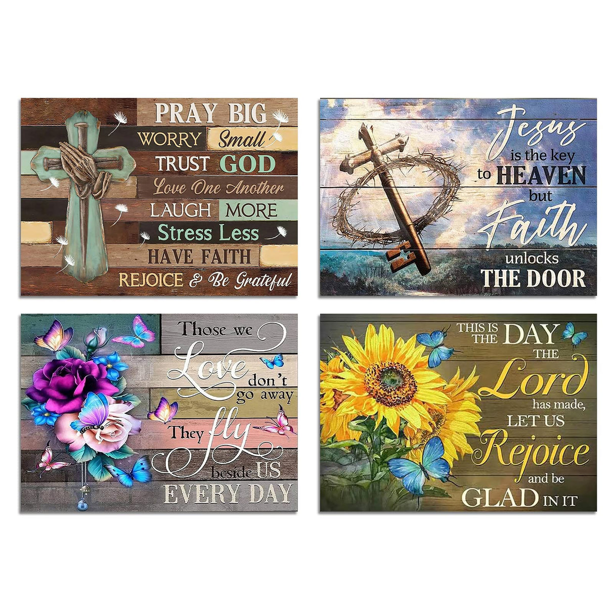 Muzagroo Art 5D Diamond Paintings Kits for Adults 5D Diamond Art Kits with Round Full Drill Diamonds DIY Gem Art for Beginners Love Theme 4PCS Wall Art for Living Room Muzagroo Art