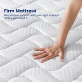 VISCOFLEX Firm King Mattress 14 Inch, Breathable Hybrid Mattress in a Box with Targeted Spinal Support and Pain Relief, Motion Isolation Pocket Springs - Fiberglass-Free, CertiPUR-US, 365-Night Trial VISCOFLEX
