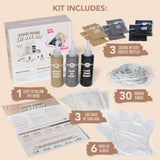 DOODLE HOG Black Tie Dye Kit, DIY Tie Dye Kit for Kids, Clothing Dye Supplies, Tie Dye Kits for Adults, 9 Full Bottles DOODLE HOG