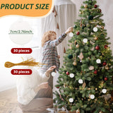 ZYNERY 30Pcs Sublimation Ceramic Ornaments, Sublimation Ornament Blanks, Ornaments for Crafts, DIY Christmas Ornaments, White Christmas Ornaments, Sublimation Blanks Products Bulk Personalized Gift ZYNERY