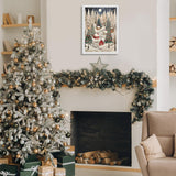 Fullhawl 5d Diamond Painting Kits Christmas for Adult and Beginners, Full Round Diamond Art Kit, 5d Pictures Arts and Crafts for Home Wall Decor, 12 x 16 Inch(Christmas Tree) Fullhawl