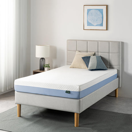 ZINUS 6 Inch Cooling Essential Memory Foam Mattress [New Version], Twin, Fiberglass Free, Medium Feel, Cooling Airflow Memory Foam, Certified Safe Foams & Fabric, Mattress in A Box Zinus