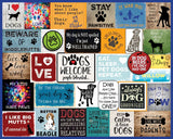 White Mountain Puzzles - I Love Dogs - 1000 Piece Jigsaw Puzzle for Adults & Kids - Fun Family Activity - 24"x30" White Mountain