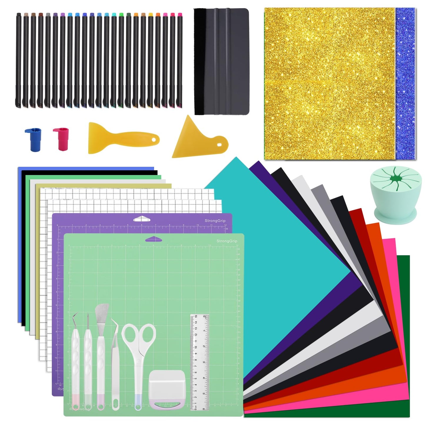 Ultimate Accessories Bundle for Cricut Makers and All Explore Air Machine Cricut Accessories and Supplies Bundle Tools and Accessories Kit for Beginners, Professionals and Skilled Crafters