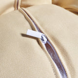 Skypatio Papasan Chair Swivel Patio Chair with Fluffy Cushion, Indoor/Outdoor Lounge Moon Chair Balcony Seats for Home, 35inch, Khaki Cushion Skypatio