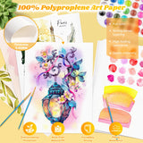 Watercolor Paper Pad, 9"x12" Water Color Paper, Easter Gifts, 20 Sheets Artist Drawing Sketch Book, 140lb/300gsm Art Supplies for Kid Adult, Watercolor Paint Set, Canvas Painting, Journal, Class Stuff Donyang