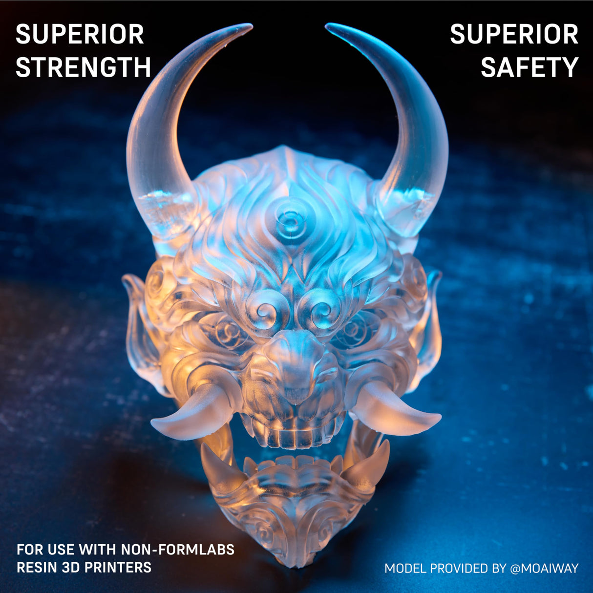 Formlabs 3D Printer Resin [Creator Super Clear], 405nm LCD UV-Curing Standard Photopolymer Resin for Highly Detailed Models, Ultra Low Odor, Made in USA, ACMO-Free, for LCD/DLP 3D Printing (1000g) Formlabs