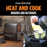 VESTA Self-Powered Camping Indoor/Outdoor Heater & Stove (Compact, Off-Grid, Emergency) Insta-Fire