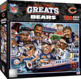 MasterPieces 500 Piece Sports Jigsaw Puzzle for Adults - NFL Chicago Bears All-Time Greats - 15x21 Masterpieces