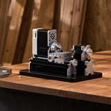 VEVOR Didactical Mini Metal Lathe Machine, 2.76 x 5.12 in, 36W Power Metal Lathe, 20,000 RPM Speed, with 3-jaw Chuck, Aluminum Alloy Handwheel, for Processing Precision Parts Soft Metals Wood Plastics VEVOR