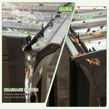 SHPAI 12'x14' Lean to Sunroom, All Weather Wall Mounted Solarium, Hardtop Aluminum Gazebo with Galvanized Steel Roof, 2 Sliding Doors, PVC Screens, Outdoor Permanent Sun Room for Patio, Deck, Backyard SHPAI