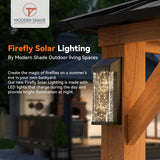 Modern Shade The Horizon Permanent Hardtop Gazebo 12' x 20' w/ 4 LED Lights, Outdoor Gazebo w/Galvanized Steel Double Roof, Patio Pavilion w/Decor Hooks, Mosquito Nettings, Wood-Looking Modern Shade Outdoor Living Spaces