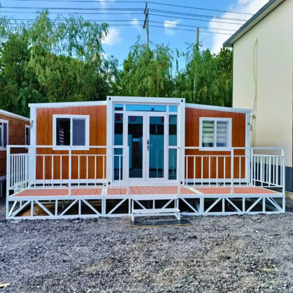 Luxury Modular 20ft & 40ft Prefab Home - 3 Bedrooms, Ready-to-Move-In Tiny Cabin - WoodArtSupply