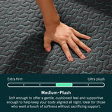 Tuft & Needle Mint Hybrid Medium Plush King Size Mattress in a Box, Cooling Adaptive Foam, Individually-Wrapped Coils, 100 Night Trial, Fiberglass Free, CertiPUR-US, 10-Year Limited Warranty Tuft & Needle