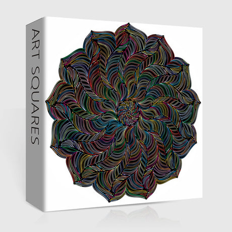 Hard Puzzles for Adults, Impossible Puzzles for Adults 1000 Pieces and up, Round Mandala Flower Puzzle 1000 Piece, Colorful Gradient Puzzle Suitable for Home Decor, Difficult Jigsaw Puzzles PICKFORU