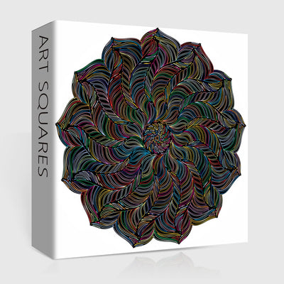 Hard Puzzles for Adults, Impossible Puzzles for Adults 1000 Pieces and up, Round Mandala Flower Puzzle 1000 Piece, Colorful Gradient Puzzle Suitable for Home Decor, Difficult Jigsaw Puzzles