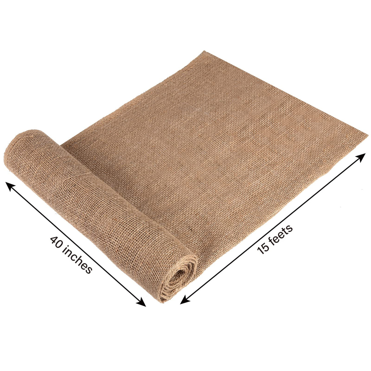 Butarfe Burlap 5 Yard Natural Burlap Fabric 39 Inches Wide Burlap Fabric by The Yard Premium Jute Liner Multipurpose Jute Fiber Material for Gardening Wedding Table Runners Home Party Decor Christmas butarfe