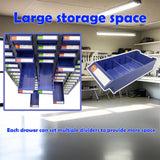 TECHTONGDA Bolt and Nut Tool Storage Steel Cabinet 75 Drawers Parts Cabinet Hardware Organizer and Storage Organization Shelves with Dividers Assortment KIT TECHTONGDA