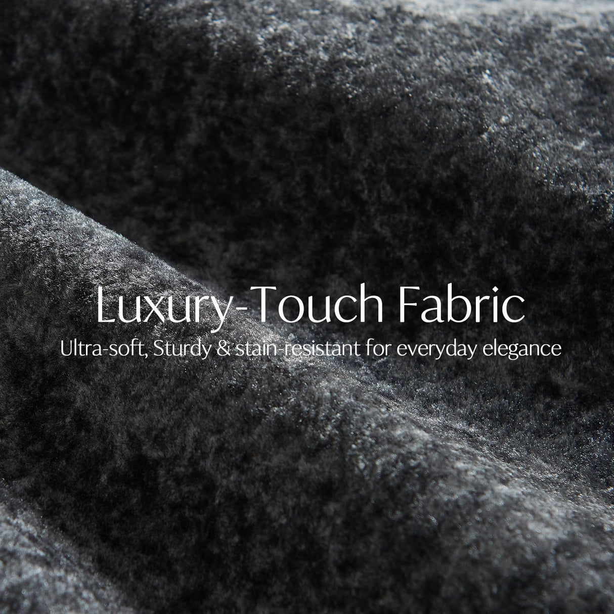 Vamcheer Modular Sectional Cloud Couch, Utra Soft U Shaped Couch with 2 Movable Ottoman, Deep Seat Boneless Couches for Living Room Bedroom, No Assembly Required, Grey Vamcheer