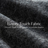 Vamcheer Modular Sectional Cloud Couch, Utra Soft U Shaped Couch with 2 Movable Ottoman, Deep Seat Boneless Couches for Living Room Bedroom, No Assembly Required, Grey Vamcheer