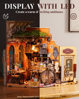 Rolife DIY Miniature House Kit Cheers Bar Dining, 3D Book Nook Bookshelf Decor for Adults, Mini Model House Kits, DIY Crafts Kit Halloween for Adults (Cheers Bar Dining) Rolife