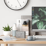 Barnyard Designs Wooden Box Sign Motivational Desk Decor, Inspirational Office Desk Decorations for Women Office Bathroom Shelf Décor (No Mistakes) Barnyard Designs