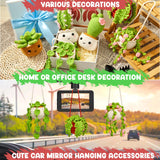 MAGIMUSE Crochet Kit for Beginners, Crochet Starter Kits, Amigurumi Craft Knitting Crocheting Kits with Step-by-Step Video Tutorials, 6 Pack Hanging Potted Plants Family(40%+ Yarn MAGIMUSE