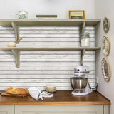 Commomy 10 Pcs Faux Wood 3D Wall Panels Peel and Stick -11.8"x11.8" Ultralight Thin PVC 3D Faux Wood Panels for Walls Shiplap Planks for Kitchen, Living Room,RV, Interior Wall Decor Commomy