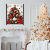 Christmas 5D Diamond Painting Kits for Adult,Xmas Tree Diamond Art Kits for Beginners,DIY Full Drill Winter Holiday Rhinestone Diamond Dots Gem Painting Art Craft Home Decor 12 x16 Inch Semneroy