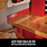 CRAFTSMAN 2000 Series Workbench, 6-Foot Wide with Butcher Block Top, Customizable (CMST27200R) CRAFTSMAN