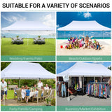 COBIZI 10x20 Pop Up Canopy Tent with Sidewalls, Commercial Ez Up Canopy, 3 Adjustable Heights, Waterproof and UV Protection 50+, Outdoor Gazebo Pop up Tent for Parties & Patio with 4 Sandbags COBIZI