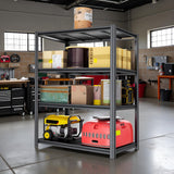 Notmise Metal Garage Shelving Unit, Heavy Duty 4-Tier Adjustable Storage Rack, Steel Shelving, 2000 lbs Capacity, Industrial Shelves for Heavy Tools and Equipment (54" H x 40" W x 18" D) Notmise
