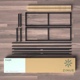 Zinus Joseph 10 Inch Metal Platforma Bed Frame/Mattress Foundation/Wood Slat Support/No Box Spring Needed/Sturdy Steel Structure, Queen, Black Zinus
