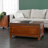 SEI Furniture Amherst Trunk Coffee Table w/ Storage, Brown SEI Furniture