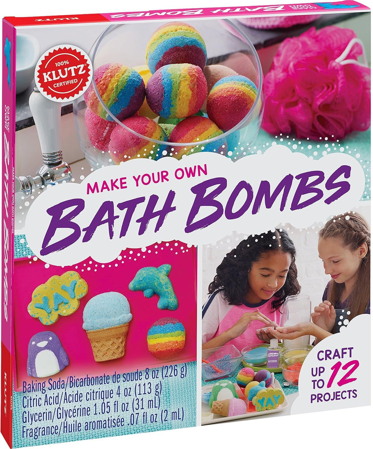 KLUTZ Make Your Own Bath Bombs Activity Kit Scholastic