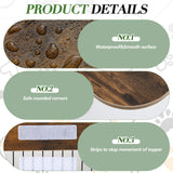 Wonderjune Dog Crate Topper Wood 42 Inch Nonslip Dog Crate Table Topper Rustic Style Crate Covers Decorative Kennel Topper for Decorative Dog Pet Crate Furniture (Dog Crate Not Include) Wonderjune