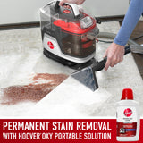 Hoover CleanSlate Plus Portable Carpet + Upholstery Spot Cleaner Machine, Powerful Suction with Versatile Tools, Pet Stain Remover, Car and Auto Detailer, Pair with Hoover Carpet Cleaner Solution Hoover