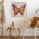 Blossom Wings Jigsaw Puzzle 1000 Piece for Adult, Colorful Flower Butterfly Jigsaw Puzzles Impossible Art, Pretty Aesthetic Challenging Puzzles Larkipuzz