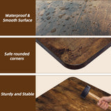 Hoyula Dog Crate Topper Wood 30 Inch Dog Crate Topper Crate Table Topper Dog Kennel Topper for Decorative Dog Crate, Suitable for 30 Inch Wire Dog Crate (Furniture Style, Brown) Hoyula