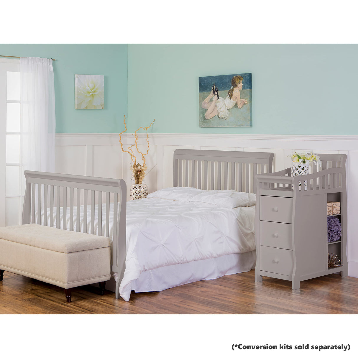 Dream On Me 5 in 1 Brody Convertible Crib with Changer Dream On Me