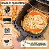 Golden Associate Disposable Paper Liner Square 250Pcs for 5 to 8 Qt Air Fryer Baskets, Non-stick Oil-proof Parchment Liner Cooking Paper Golden Associate